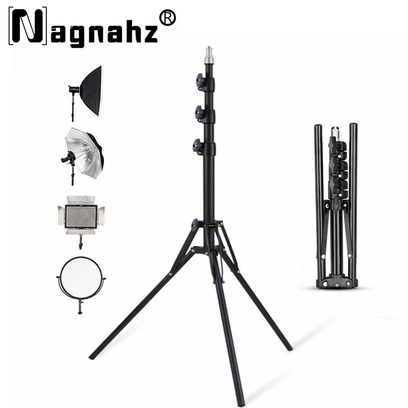 Photography Lighting With Flash - NAGNAHZ 78'' Photographic Lighting Tripod Aluminum