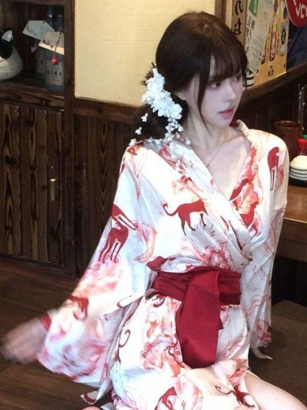 Photography With Lighting - New Chinese Style Sleepwear Hanfu Thin