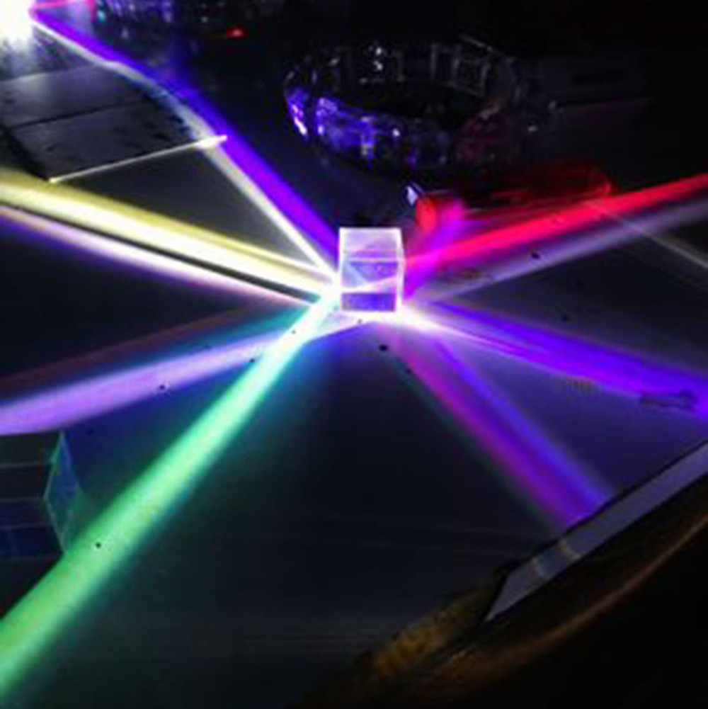 Lighting Glass Photography - Glass Cube 23mm Dichroic Prism X-Cube