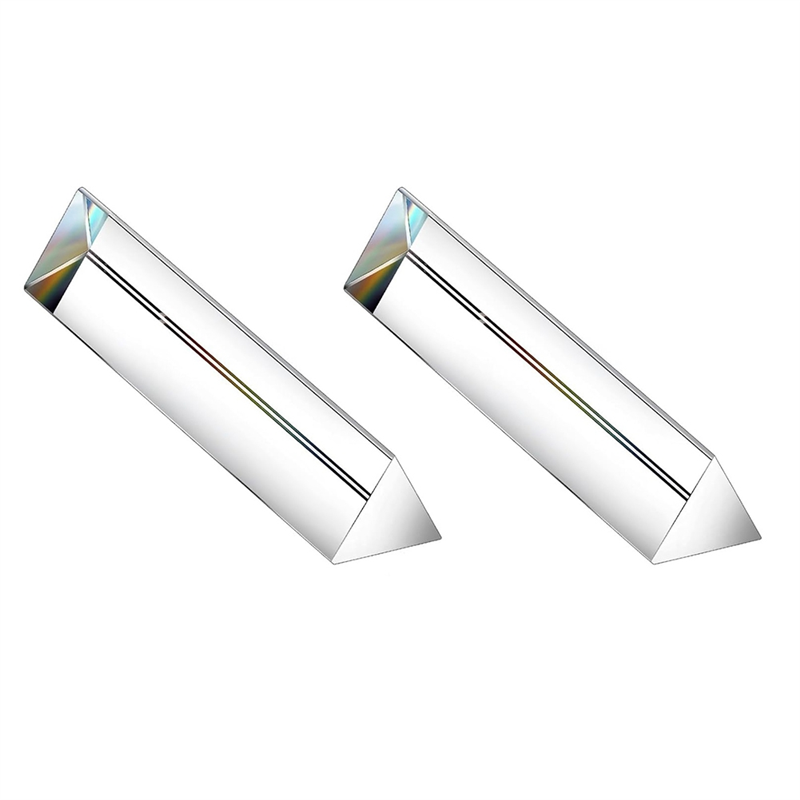Lighting Glass Photography - 6Inch Optical Glass Triangular Prism For
