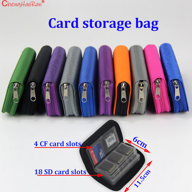 Photography Lighting Bag - 1PC 22-Slot Memory Card Storage Case