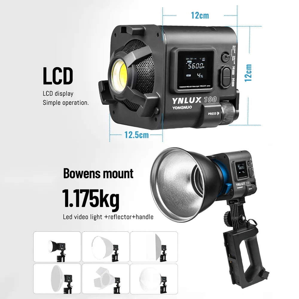 YONGNUO YNLUX100 100W 3200K-56 - Photography With Lighting recension och pris
