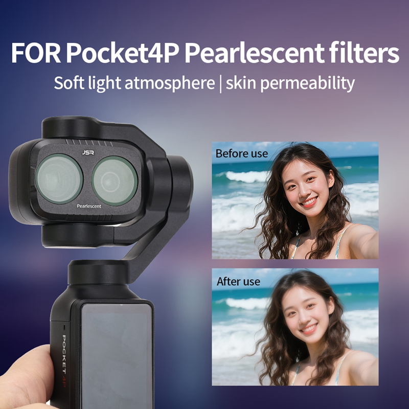 For DJI Osmo Pocket 4P Camera  - Lighting Glass Photography recension och pris