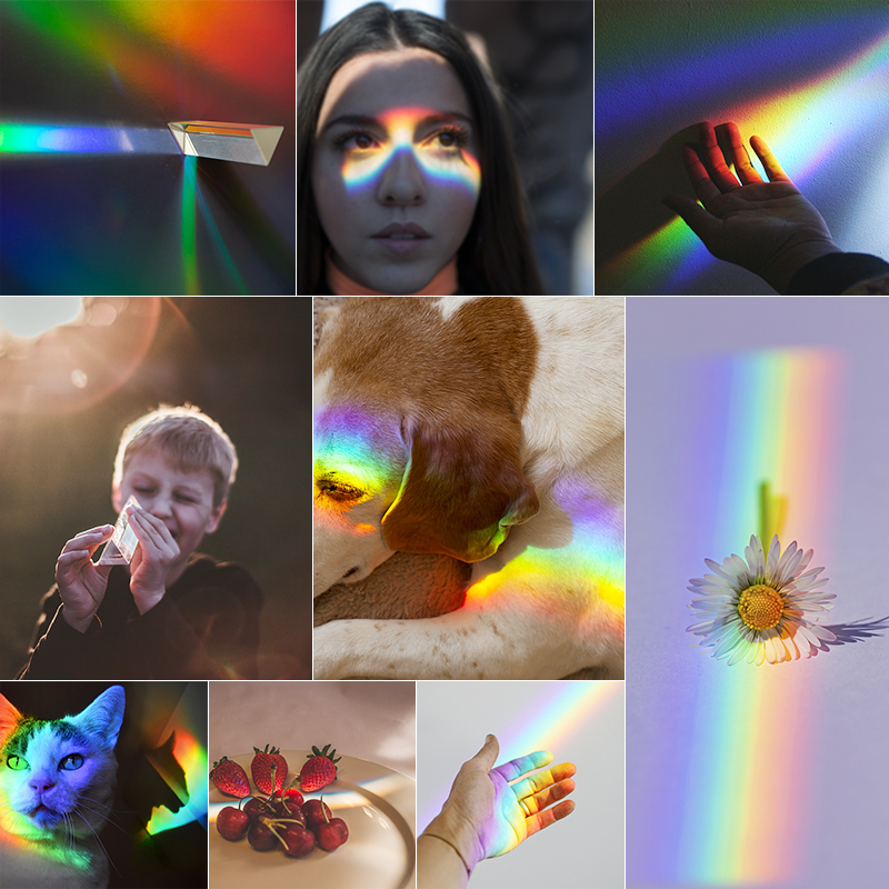 1PC Rainbow Triangular Prism K - Lighting Glass Photography recension och pris