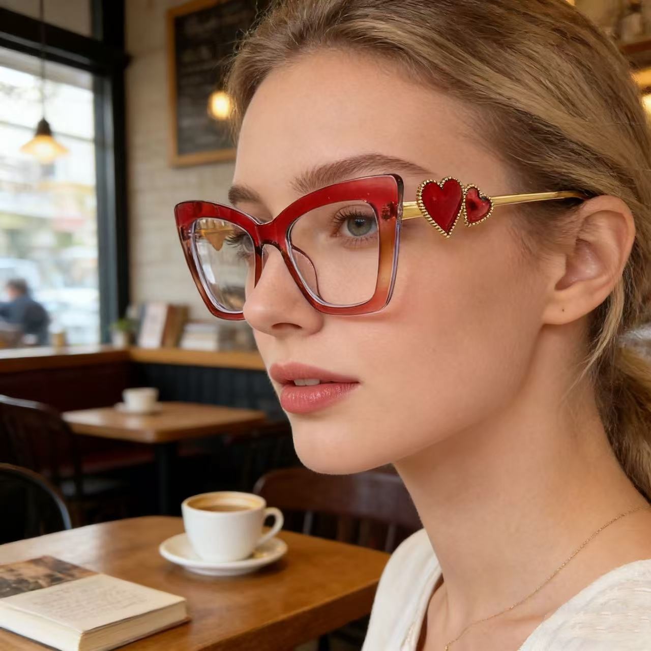Fashion Eyeglasses for Woman L - Lighting Glass Photography recension och pris