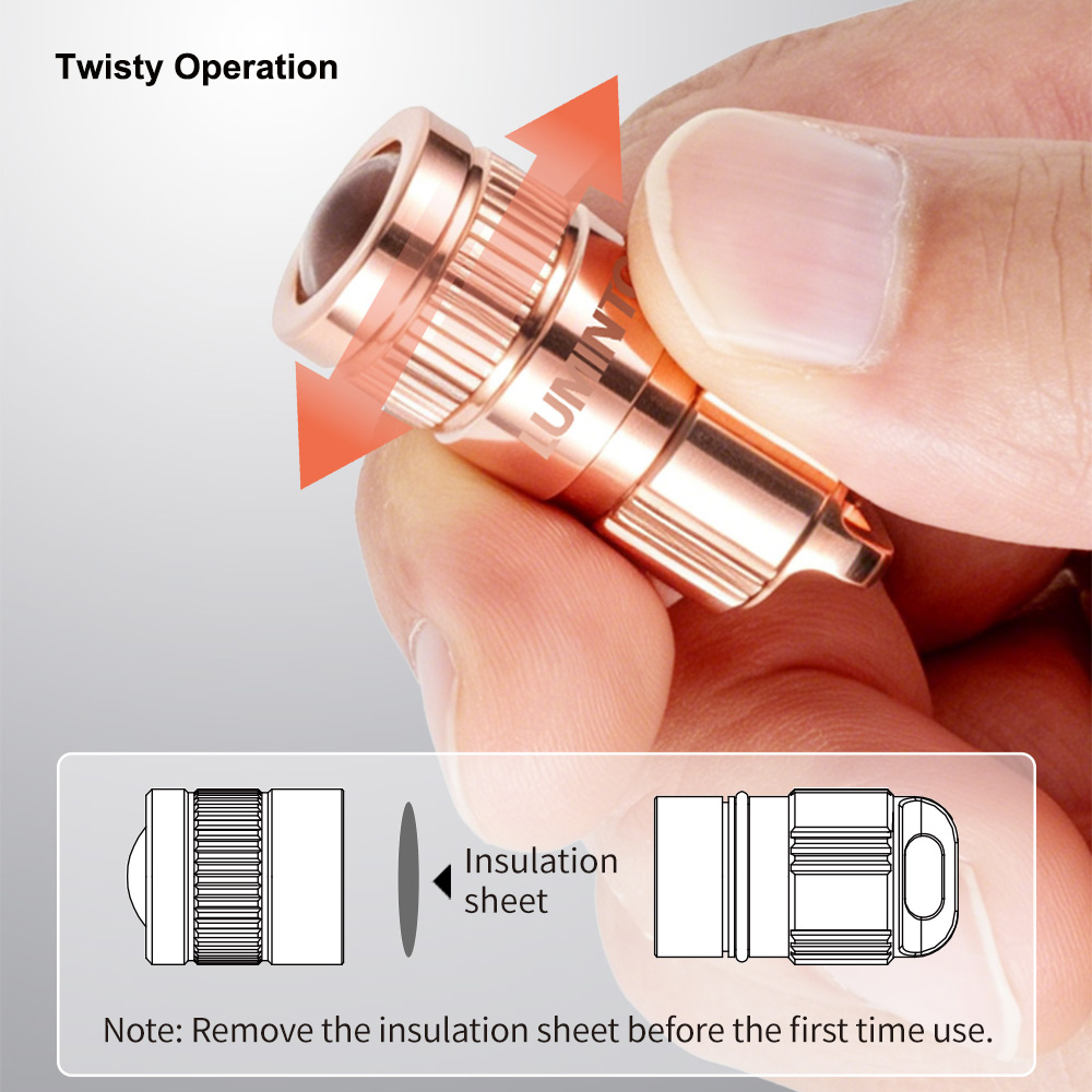 Copper Flashlight EDC LED Pock - Snoot Flash Modifier recension och pris