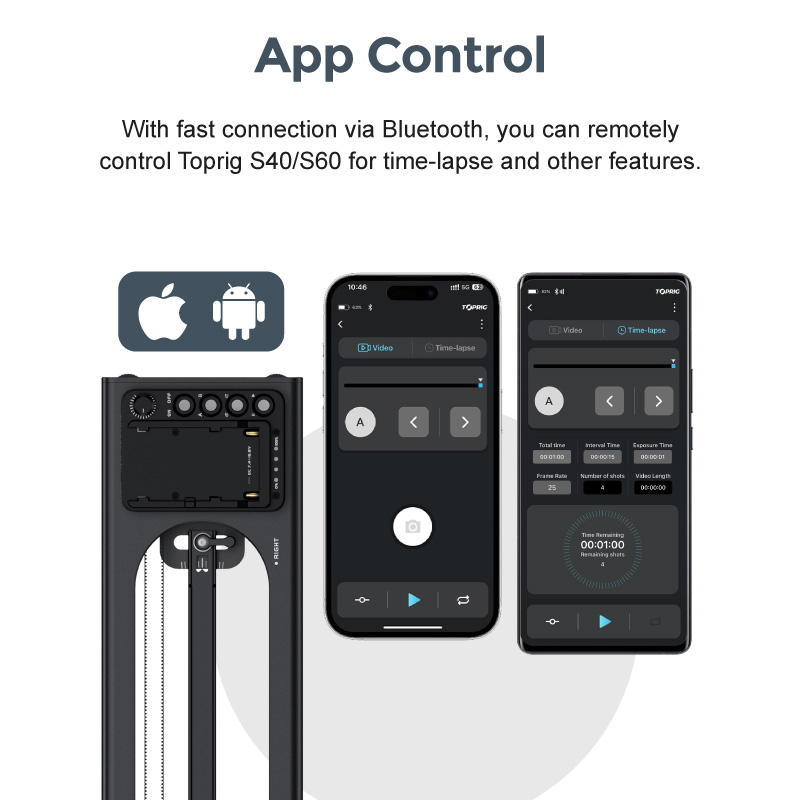 Toprig S60 Video slider camera - Photography Loop Lighting recension och pris