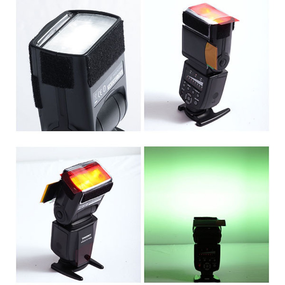 12 Colors Camera Flash Gels Li - Photography Lighting With Flash recension och pris