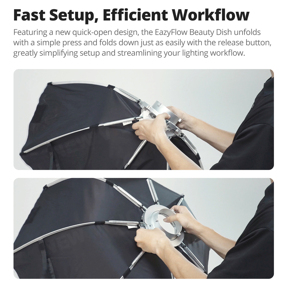 New Godox EazyFlow Beauty Dish - Photography Lighting With Flash recension och pris