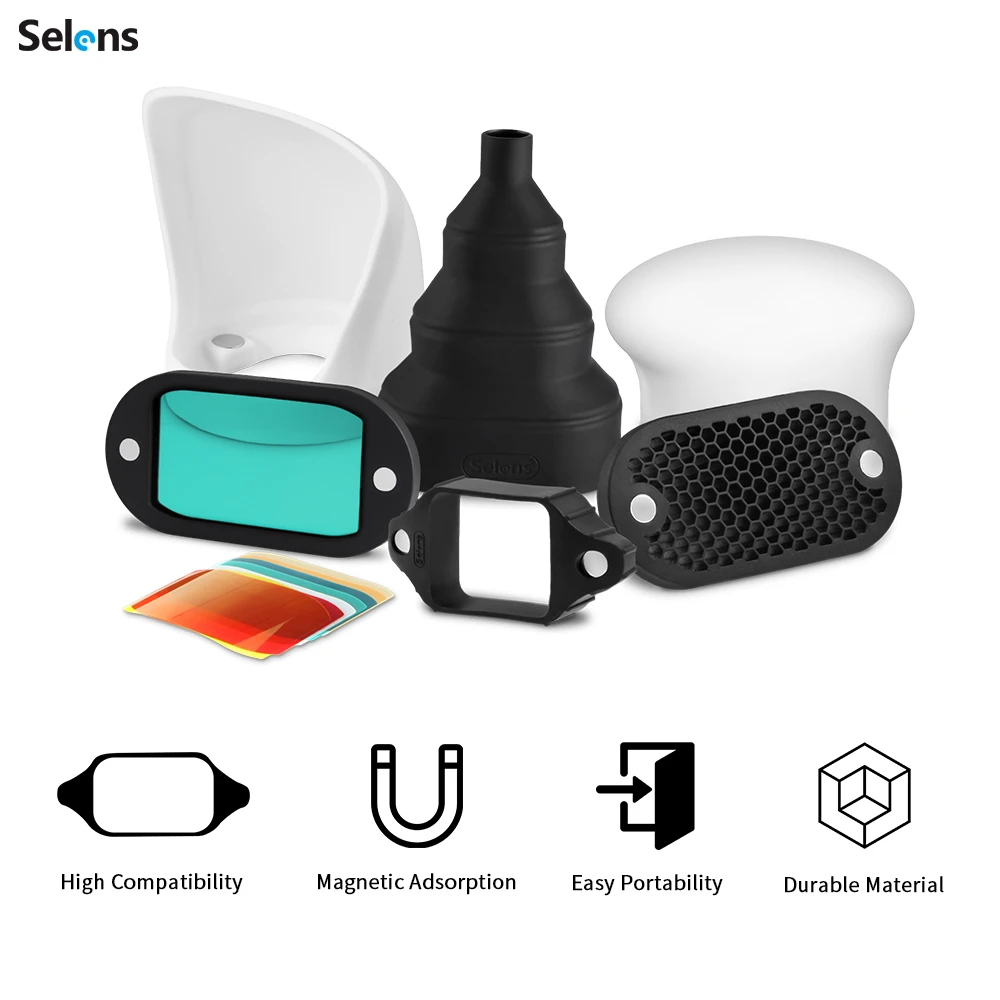 Selens Top Flash Magnetic Acce - Snoot Flash Modifier recension och pris