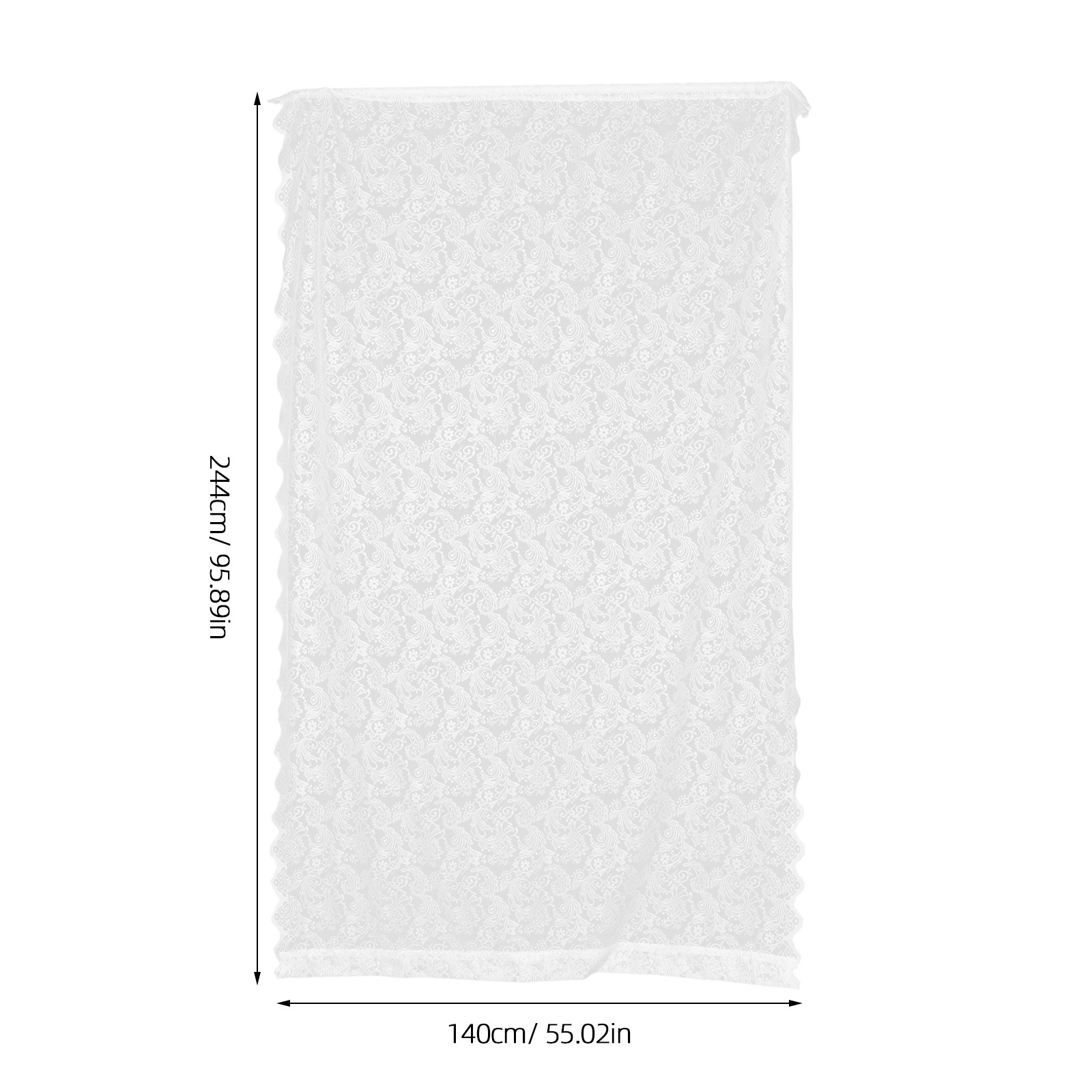Vintage Lace Curtain Sheer Emb - Photography With Lighting recension och pris